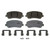 OEX Front Disc Brake Pad Set Premium Ceramic | WAGOEX1623