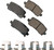 ProACT Ultra Premium Ceramic Rear Disc Brake Pad Kit | AKEACT2372