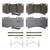 OEX Front Disc Brake Pad Set Premium Ceramic | WAGOEX1119