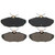 QuickStop Rear Disc Brake Pad Set Ceramic | WAGZD806