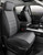 NP90 Series - Neoprene Custom Fit Front Seat Cover- Black/Gray Center Panel | 947NP99-41 GRAY