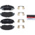 Premium NAO Ceramic OE Equivalent Front Brake Pad Set | BBBP28042N
