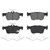 QuickStop Rear Disc Brake Pad Set Ceramic | WAGZD1833A
