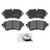 QuickStop Rear Disc Brake Pad Set Ceramic | WAGZD1898