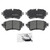 QuickStop Rear Disc Brake Pad Set Ceramic | WAGZD1898