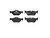 Premium Low-Met OE Equivalent Rear Disc Brake Pad Set | BBBP06038