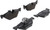 Premium Low-Met OE Equivalent Rear Disc Brake Pad Set | BBBP06038