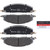 Premium NAO Ceramic OE Equivalent Rear Disc Brake Pad Set | BBBP18036N