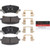 Premium NAO Ceramic OE Equivalent Rear Disc Brake Pad Set | BBBP10086N