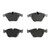 Premium NAO Ceramic OE Equivalent Front Brake Pad Set | BBBP06054N