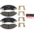 Premium NAO Ceramic OE Equivalent Front Brake Pad Set | BBBP34005N