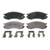 QuickStop Front Disc Brake Pad Set Semi-Metallic | WAGZX507