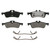 QuickStop Rear Disc Brake Pad Set Semi-Metallic | WAGZX1060