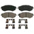 QuickStop Front Disc Brake Pad Set Ceramic | WAGZD462
