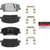 Premium NAO Ceramic OE Equivalent Front Brake Pad Set | BBBP30065N