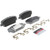 Premium NAO Ceramic OE Equivalent Front Brake Pad Set | BBBP30065N