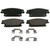 QuickStop Rear Disc Brake Pad Set Ceramic | WAGZD1020