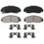 QuickStop Front Disc Brake Pad Set Ceramic | WAGZD959