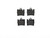 Premium Low-Met OE Equivalent Rear Disc Brake Pad Set | BBBP50042