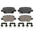 QuickStop Rear Disc Brake Pad Set Ceramic | WAGZD1090