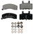 QuickStop Front Disc Brake Pad Set Semi-Metallic | WAGZX370