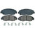 QuickStop Front Disc Brake Pad Set Ceramic | WAGZD465
