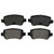 QuickStop Rear Disc Brake Pad Set Semi-Metallic | WAGZX1362