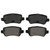 QuickStop Rear Disc Brake Pad Set Semi-Metallic | WAGZX1362