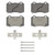 OEX Rear Disc Brake Pad Set Premium Ceramic | WAGOEX1270A