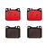 Premium NAO Ceramic OE Equivalent Front Brake Pad Set | BBBP50004N