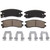 QuickStop Rear Disc Brake Pad Set Ceramic | WAGZD698