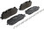 Premium Low-Met OE Equivalent Front Brake Pad Set | BBBP85165