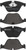 Premium Low-Met OE Equivalent Front Brake Pad Set | BBBP06054
