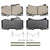QuickStop Front Disc Brake Pad Set Ceramic | WAGZD1119