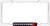 Dodge License Plate Frame (Chrome, Red) | CAC11036