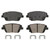 QuickStop Front Disc Brake Pad Set Ceramic | WAGZD1444