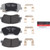 Premium NAO Ceramic OE Equivalent Front Brake Pad Set | BBBP30073N