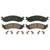 QuickStop Front Disc Brake Pad Set Ceramic | WAGZD1158