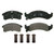 QuickStop Front Disc Brake Pad Set Semi-Metallic | WAGZX623