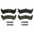 QuickStop Rear Disc Brake Pad Set Semi-Metallic | WAGZX667