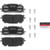 Premium NAO Ceramic OE Equivalent Front Brake Pad Set | BBBP85165N