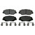 QuickStop Front Disc Brake Pad Set Semi-Metallic | WAGZX914A