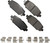 ProACT Ultra Premium Ceramic Rear Disc Brake Pad Kit | AKEACT2172