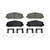 QuickStop Front Disc Brake Pad Set Ceramic | WAGZD1509