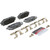 Premium NAO Ceramic OE Equivalent Rear Disc Brake Pad Set | BBBP78014N