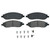 QuickStop Rear Disc Brake Pad Set Semi-Metallic | WAGZX1068