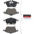Premium NAO Ceramic OE Equivalent Front Brake Pad Set | BBBP59048N