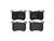 Premium Low-Met OE Equivalent Front Brake Pad Set | BBBP50111