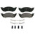 QuickStop Front Disc Brake Pad Set Semi-Metallic | WAGZX529A