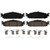 QuickStop Front Disc Brake Pad Set Ceramic | WAGZD1508